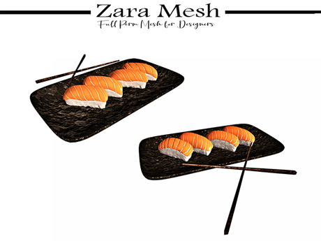 Second Life Marketplace - Zara Mesh - Food - Sushi Ngiri - FULL PERM MESH